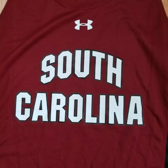 USC Gamecocks Under Armour Women's Singlet Running Jersey - Picture 2 of 4